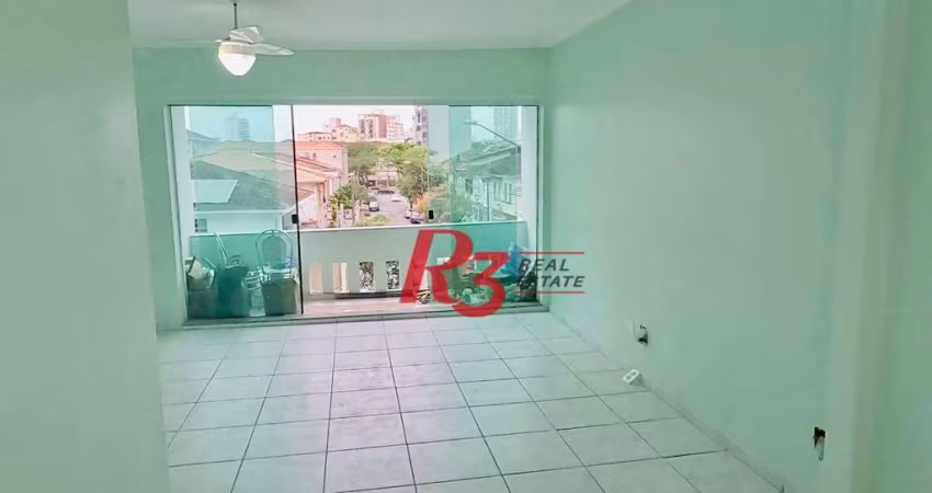 Apartamento à venda, 120 m² por R$ 490.000,00 - Boqueirão - Santos/SP