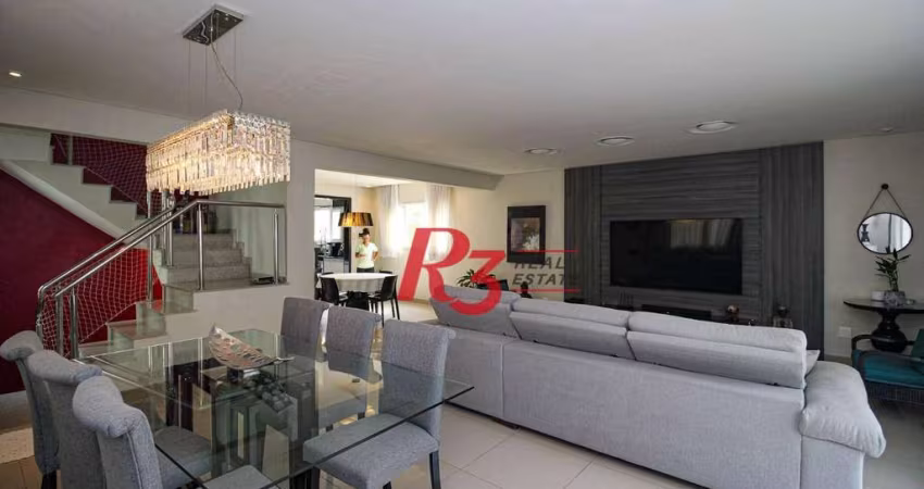 Casa com 4 dormitórios à venda, 240 m² por R$ 2.600.000,00 - Ponta da Praia - Santos/SP