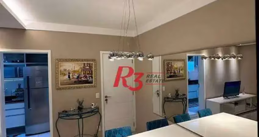 Apartamento à venda, 87 m² por R$ 1.185.000,00 - Pompéia - Santos/SP