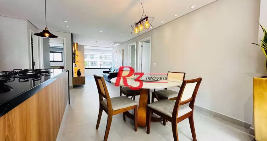 Apartamento à venda, 116 m² por r$ 1.870.000,00 - ponta da praia - santos/sp