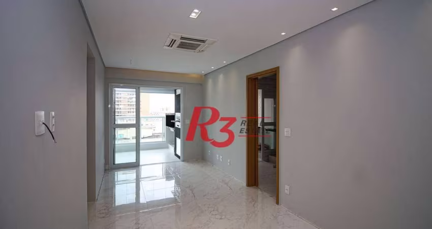 Apartamento com 2 dormitórios à venda, 87 m² por R$ 1.600.000,00 - Gonzaga - Santos/SP