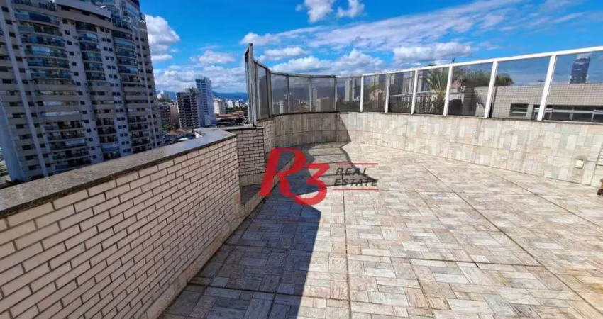 Cobertura à venda, 422 m² por R$ 1.660.000,00 - Ponta da Praia - Santos/SP