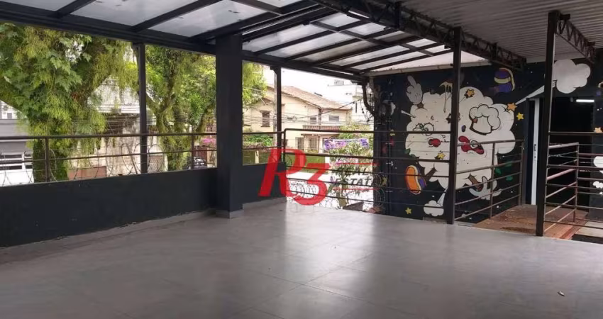 Sobrado para alugar, 195 m² por R$ 11.000,00/mês - Vila Belmiro - Santos/SP
