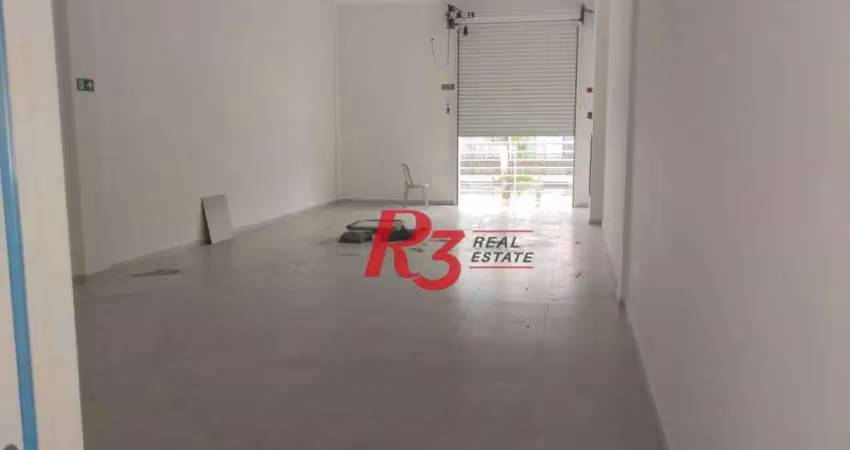 Ponto comercial com 1 sala para alugar na Avenida Jovino de Mello, 105, Areia Branca, Santos