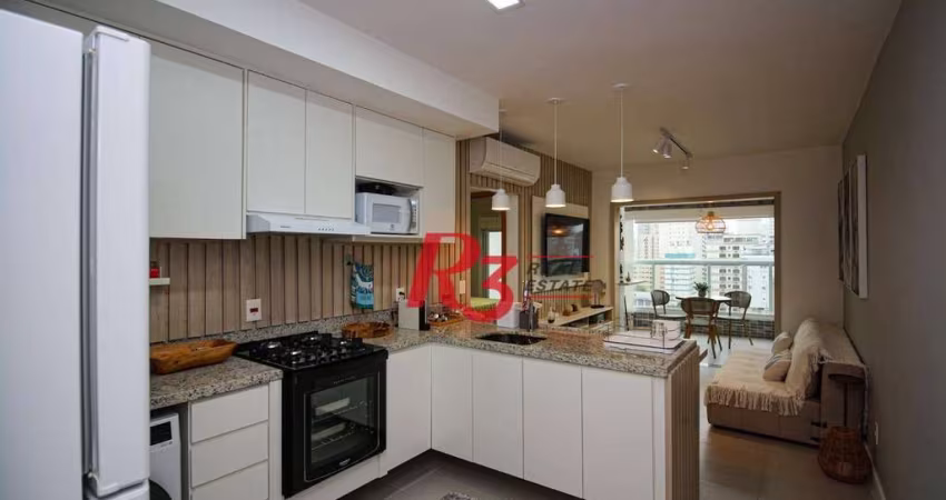 Apartamento com 2 dormitórios à venda, 65 m² por R$ 1.070.000,00 - Vila Rica - Santos/SP