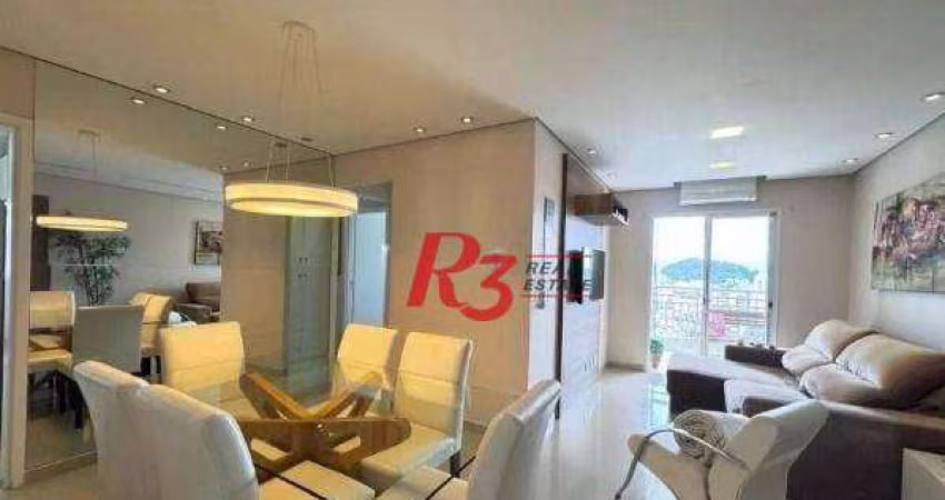 Apartamento à venda, 94 m² por R$ 820.000,00 - Marapé - Santos/SP