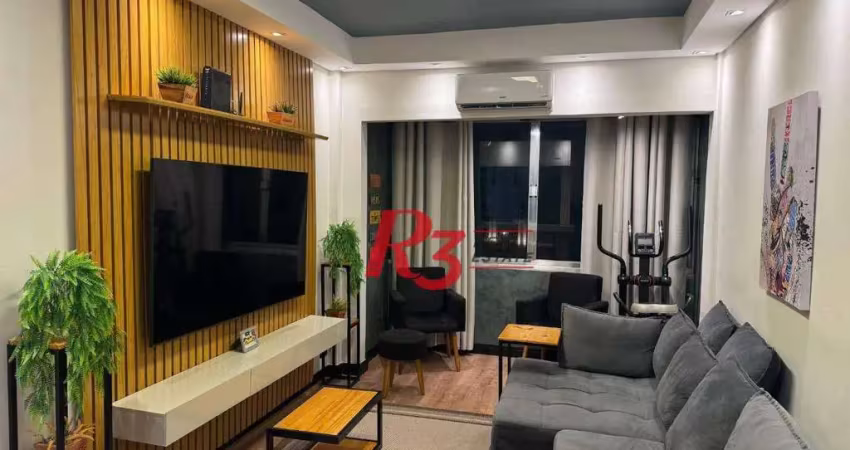 Apartamento à venda, 82 m² por R$ 695.000,00 - Gonzaga - Santos/SP
