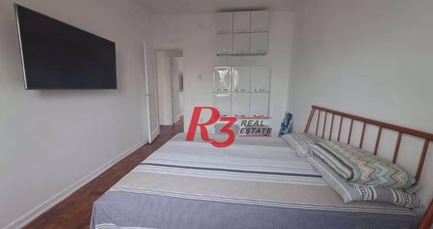Apartamento com 2 dormitórios à venda, 70 m² por R$ 330.000,00 - Campo Grande - Santos/SP