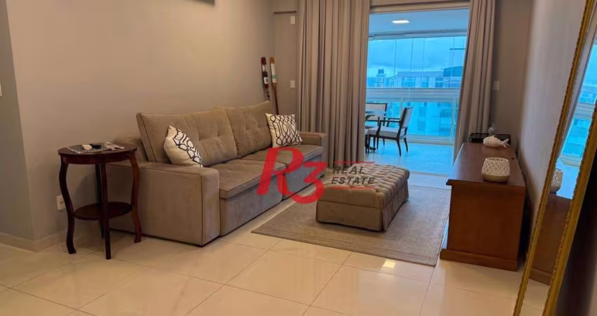 Apartamento para alugar, 158 m² por R$ 16.500,02/mês - Aparecida - Santos/SP