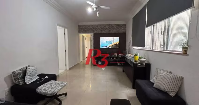 Apartamento à venda, 94 m² por r$ 585.000,00 - embaré - santos/sp