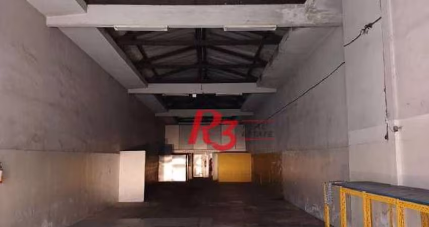 Galpão, 400 m² - venda por R$ 1.200.000,00 ou aluguel por R$ 8.000,00/mês - Centro - Santos/SP
