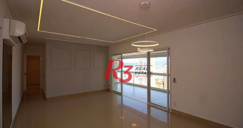 Apartamento à venda, 155 m² por R$ 2.517.000,00 - Embaré - Santos/SP