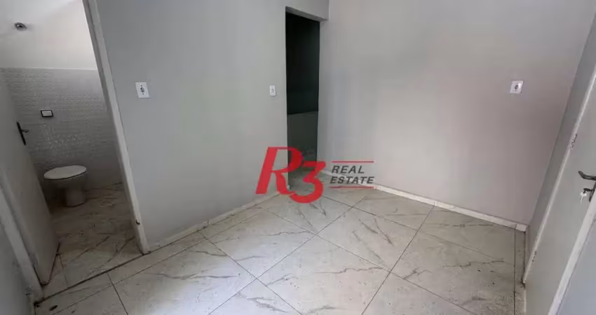 Sala para alugar, 54 m² por r$ 3.000,00/mês - boqueirão - santos/sp