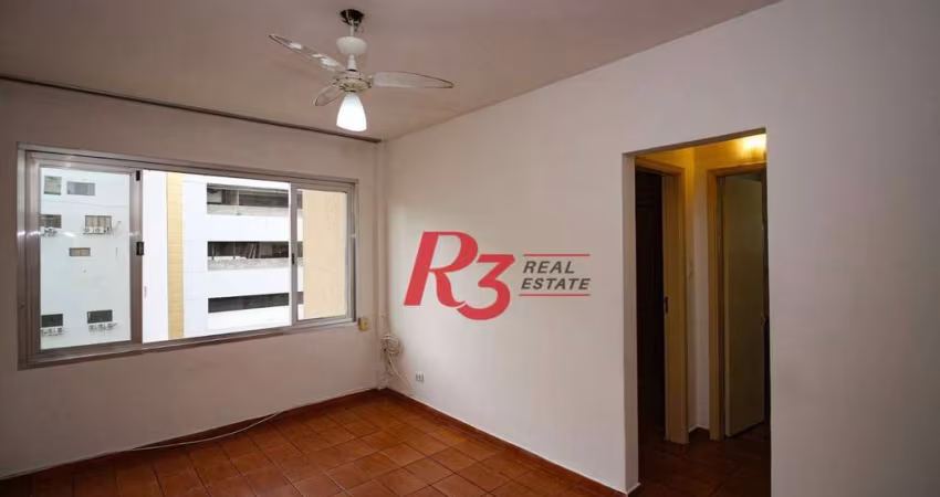 Apartamento com 1 dormitório à venda, 52 m² por R$ 375.000,00 - Gonzaga - Santos/SP