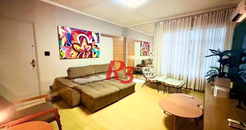 Apartamento com 2 dormitórios no coração do gonzaga 115 m² por R$ 620.000 - Gonzaga - Santos/SP