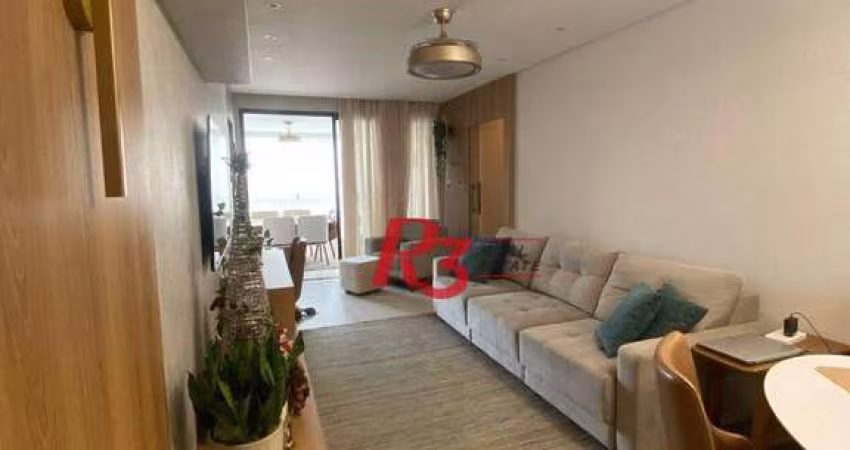 Apartamento à venda, 121 m² por R$ 1.700.000,00 - Aparecida - Santos/SP