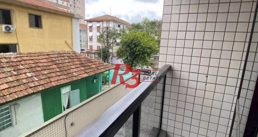 Apartamento com 2 dormitórios à venda, 98 m² por R$ 530.000,00 - Aparecida - Santos/SP