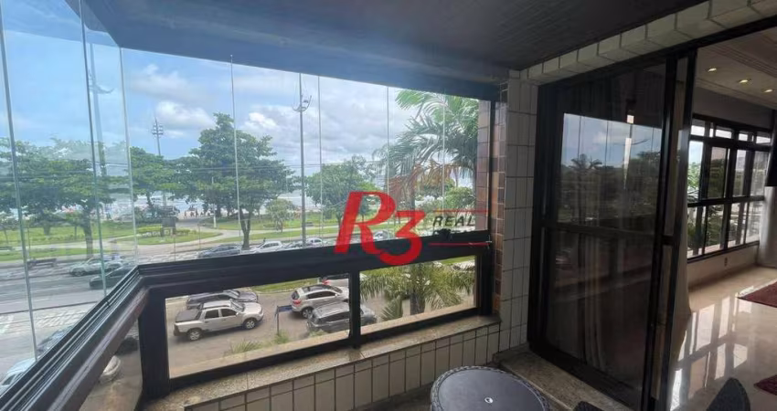 Apartamento, 245 m² - venda por R$ 2.890.000,00 ou aluguel por R$ 18.000,00/mês - Aparecida - Santos/SP