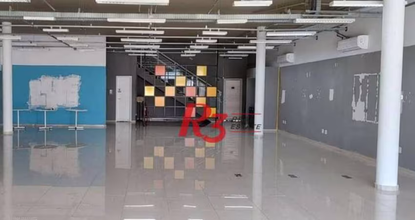 Loja para alugar, 427 m² por R$ 31.422,43/mês - Ponta da Praia - Santos/SP