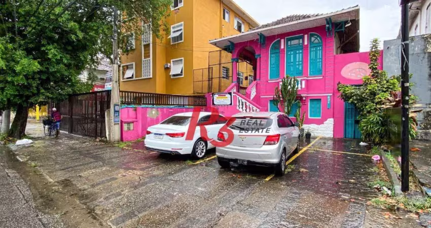 Casa para alugar, 350 m² por r$ 13.600,00/mês - boqueirão - santos/sp