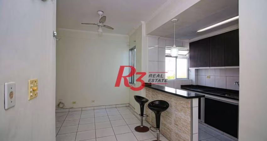 Apartamento, 44 m² - venda por R$ 210.000,00 ou aluguel por R$ 2.500,01/mês - José Menino - Santos/SP