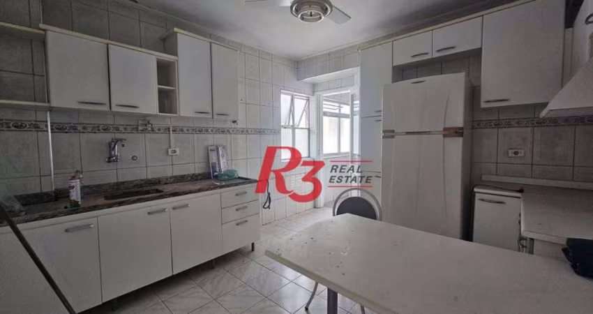 Apartamento com 2 dormitórios à venda, 80 m² por R$ 430.000,00 - Campo Grande - Santos/SP