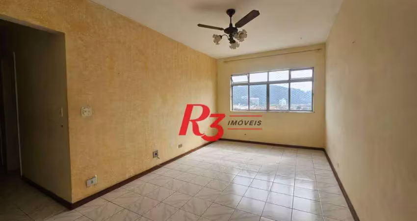 Apartamento com 2 dormitórios à venda, 80 m² por r$ 430.000,00 - campo grande - santos/sp