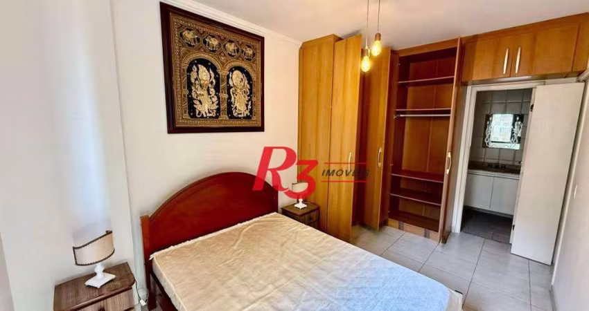 Apartamento com 2 dormitórios para alugar, 70 m² por R$ 4.421,00/mês - José Menino - Santos/SP