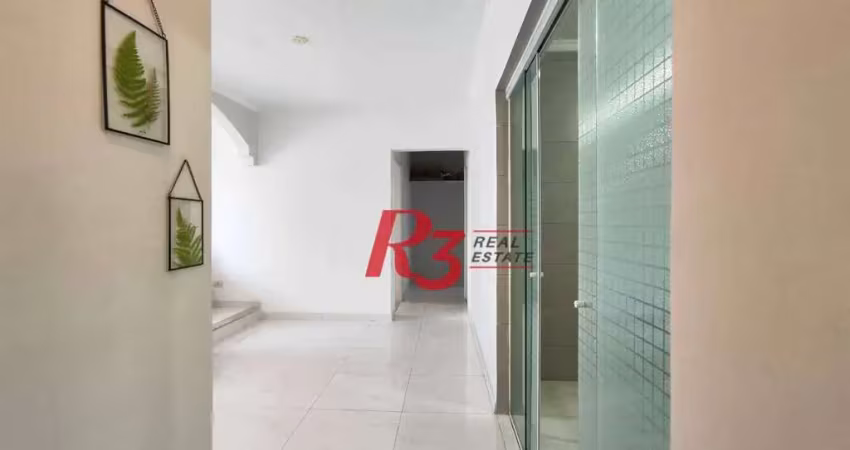 R3 REAL ESTATE VENDE! Apartamento com 2 dormitórios à venda, 100 m² por R$ 809.000 - Boqueirão - Santos/SP