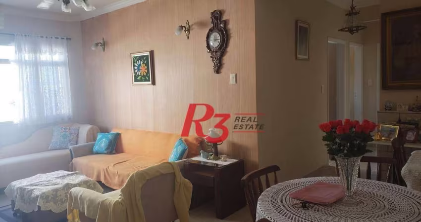 Apartamento à venda, 79 m² por R$ 450.000,00 - Encruzilhada - Santos/SP