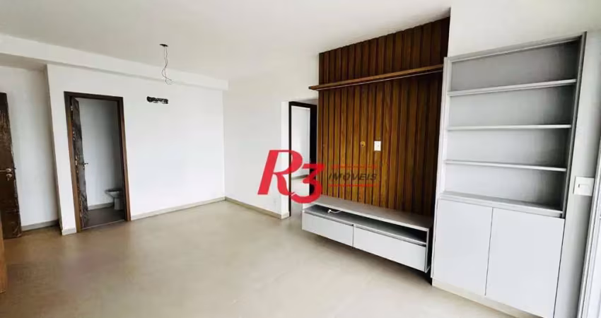 Apartamento com 2 suítes à venda, 81 m² - boqueirão - santos/sp