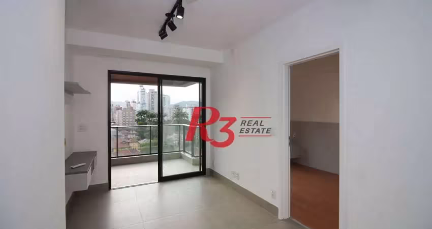 Apartamento, 98 m² - venda por R$ 830.000,00 ou aluguel por R$ 6.009,00/mês - Boqueirão - Santos/SP