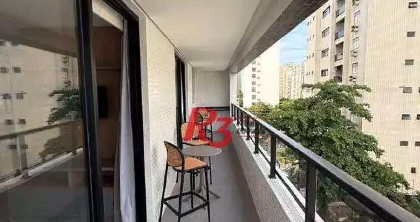 Apartamento à venda, 57 m² por r$ 1.015.000,00 - ponta da praia - santos/sp