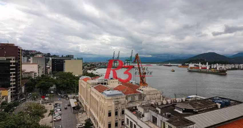 Andar corporativo à venda, 260 m² por r$ 850.000,00 - centro - santos/sp