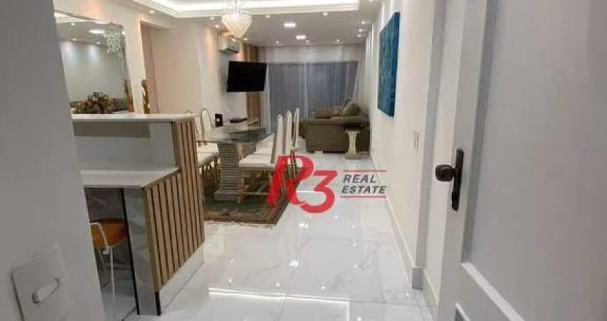 Apartamento à venda, 120 m² por R$ 1.350.000,00 - Embaré - Santos/SP