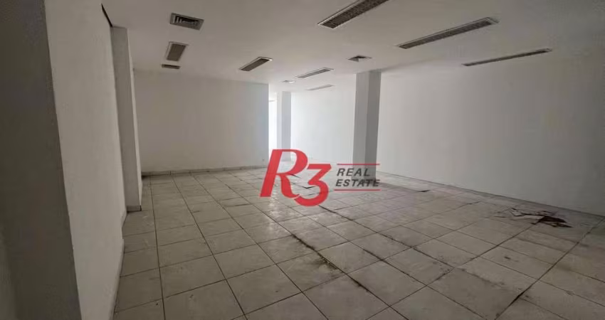 Sala para alugar, 175 m² por R$ 3.500,02/mês - Centro - Santos/SP