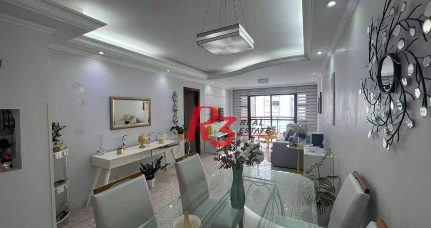 Apartamento à venda, 123 m² por R$ 1.300.000,00 - Boqueirão - Santos/SP