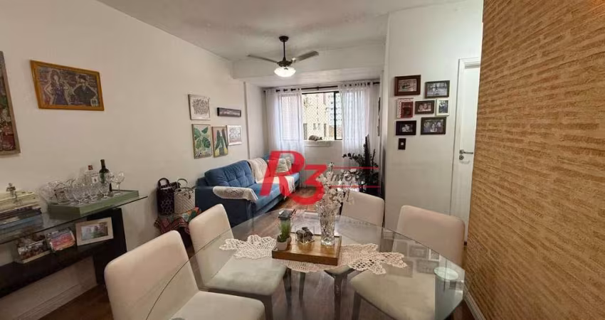 Apartamento à venda, 84 m² por R$ 485.000,00 - Marapé - Santos/SP