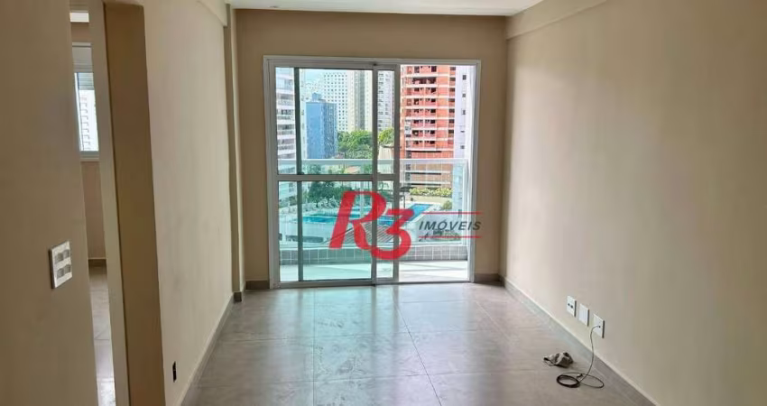 Apartamento com 2 dormitórios, 65 m² - venda por R$ 624.000,00 ou aluguel por R$ 4.300,00/mês - Marapé - Santos/SP