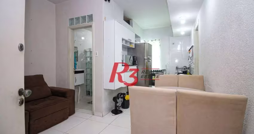 Apartamento à venda, 50 m² por r$ 310.000,00 - josé menino - santos/sp
