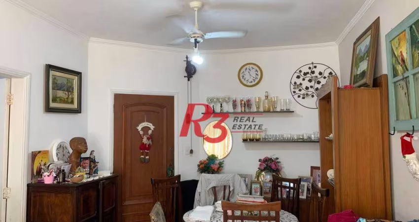 Apartamento à venda, 80 m² por R$ 420.000,00 - Campo Grande - Santos/SP