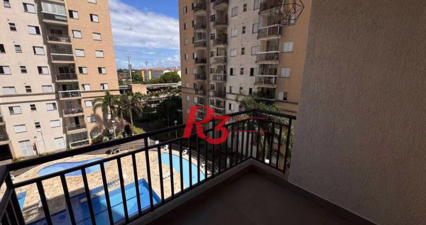 Apartamento com 3 dormitórios à venda, 69 m² por R$ 440.000,00 - Areia Branca - Santos/SP