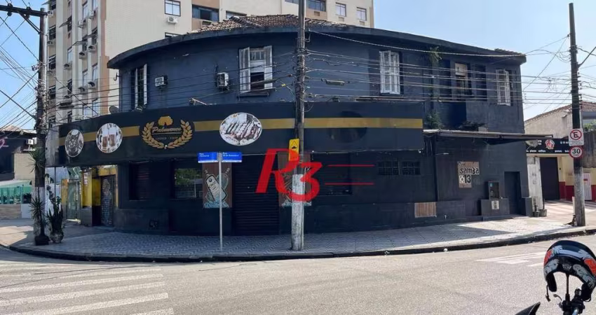 Terreno à venda, 500 m² por R$ 3.000.000,00 - Boqueirão - Santos/SP