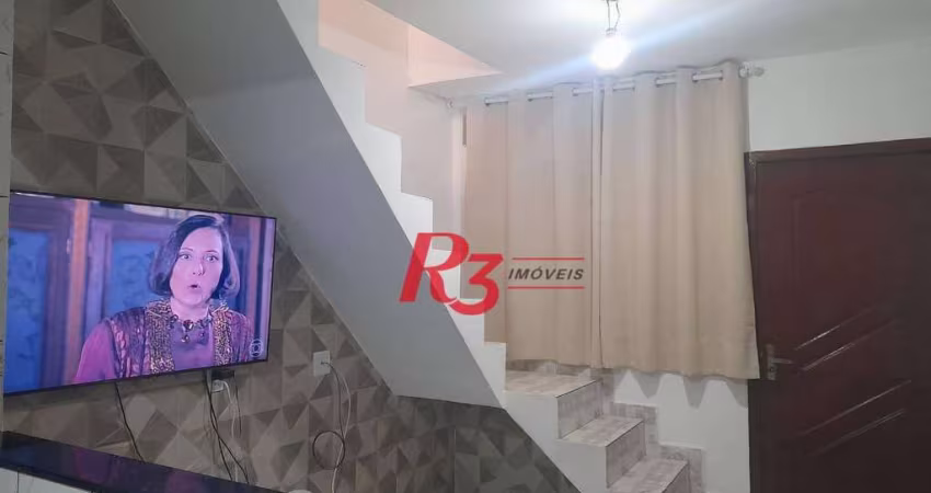 Casa com 3 dormitórios à venda, 95 m² por R$ 250.000,00 - Saboó - Santos/SP