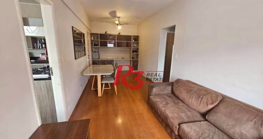 Apartamento com 2 dormitórios para alugar, 87 m² por R$ 4.000,00/mês - Campo Grande - Santos/SP