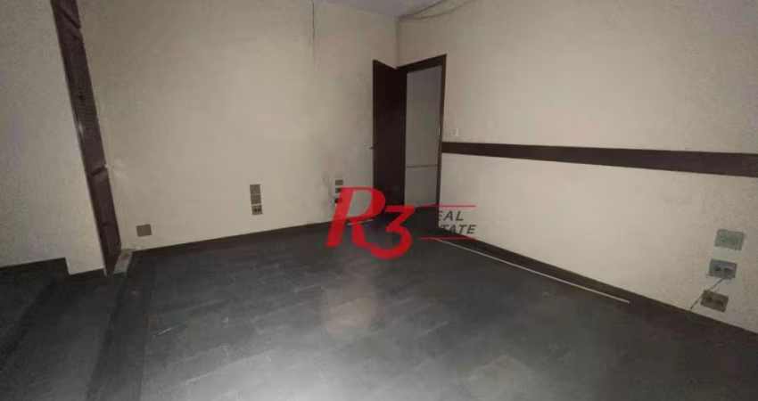 Sala para alugar, 175 m² por R$ 3.500,02/mês - Centro - Santos/SP