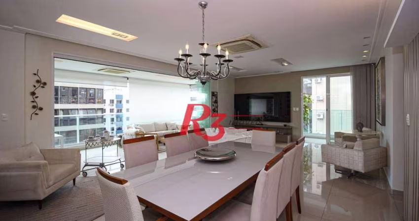 Apartamento com 4 suítes à venda, 277 m² por R$ 4.300.000 - Embaré - Santos/SP