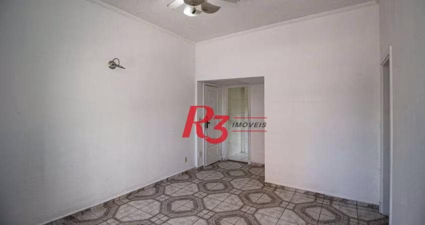 Apartamento com 3 dormitórios à venda, 83 m² por R$ 330.000,00 - José Menino - Santos/SP