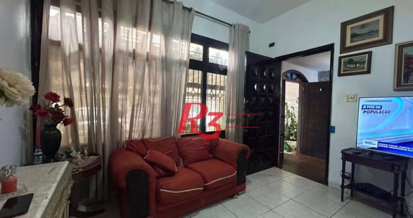 Casa com 3 dormitórios à venda, 122 m² por R$ 1.200.000,00 - Boqueirão - Santos/SP