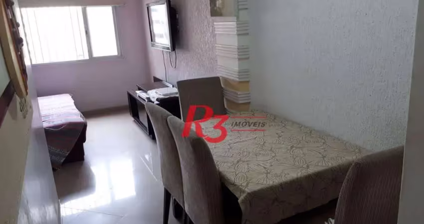 Apartamento com 2 dormitórios à venda, 60 m² por r$ 480.000,00 - ponta da praia - santos/sp